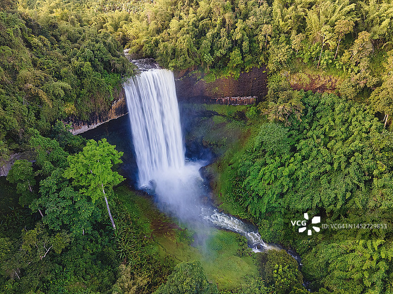 塔特泰西瓜瀑布的俯视角度图片素材