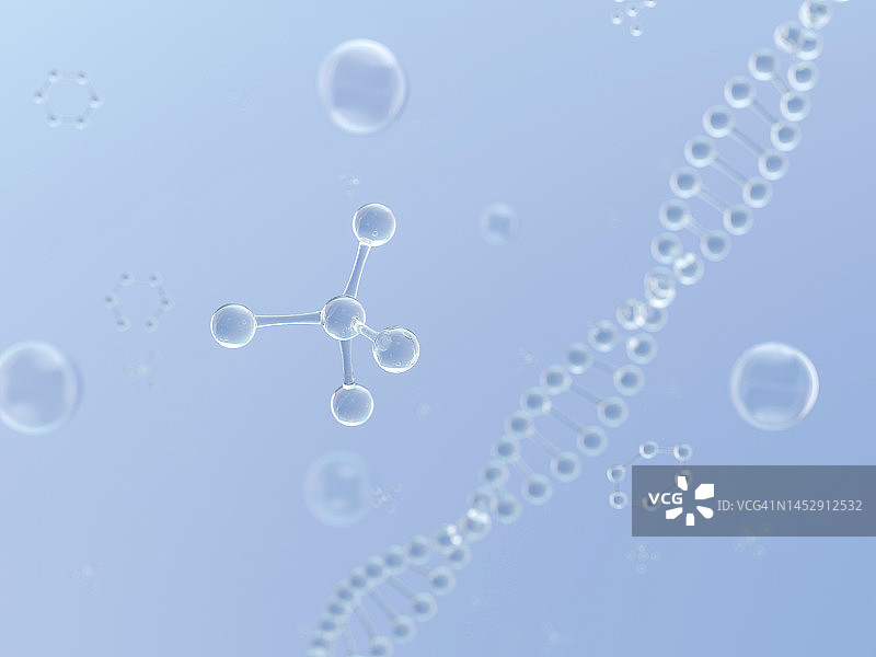 生物技术分子结构图片素材