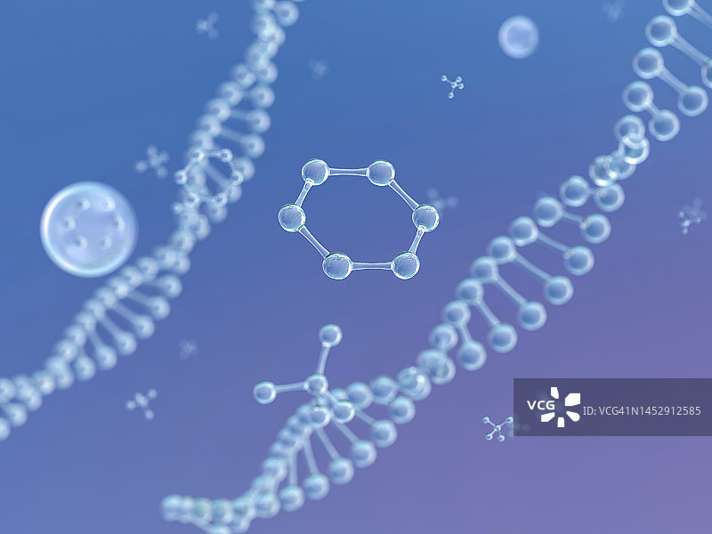 生物技术分子结构图片素材