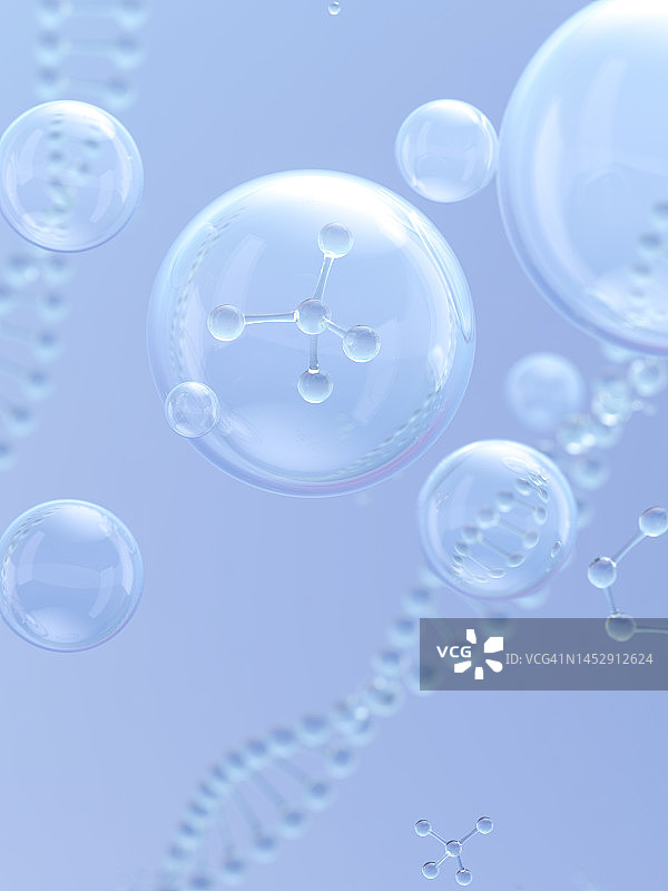 生物技术分子结构图片素材