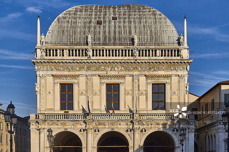 意大利布雷西亚的Palazzo della Loggia图片素材