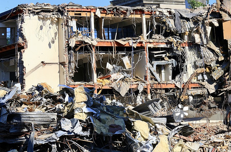 拆除旧建筑图片素材