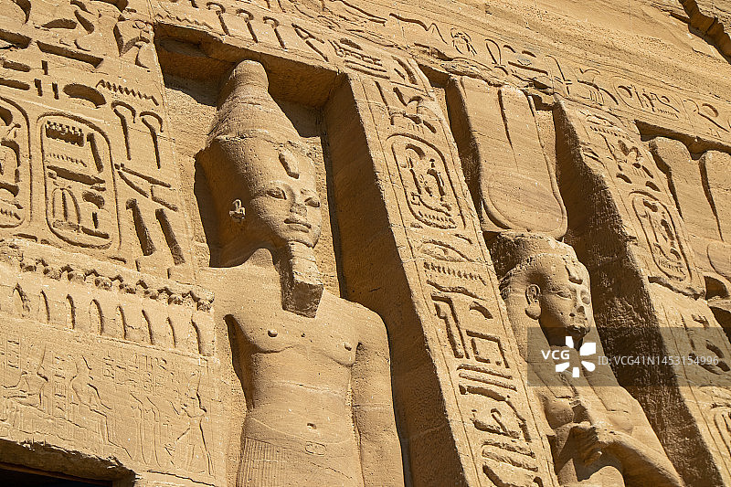 阿布辛贝小神庙图片素材