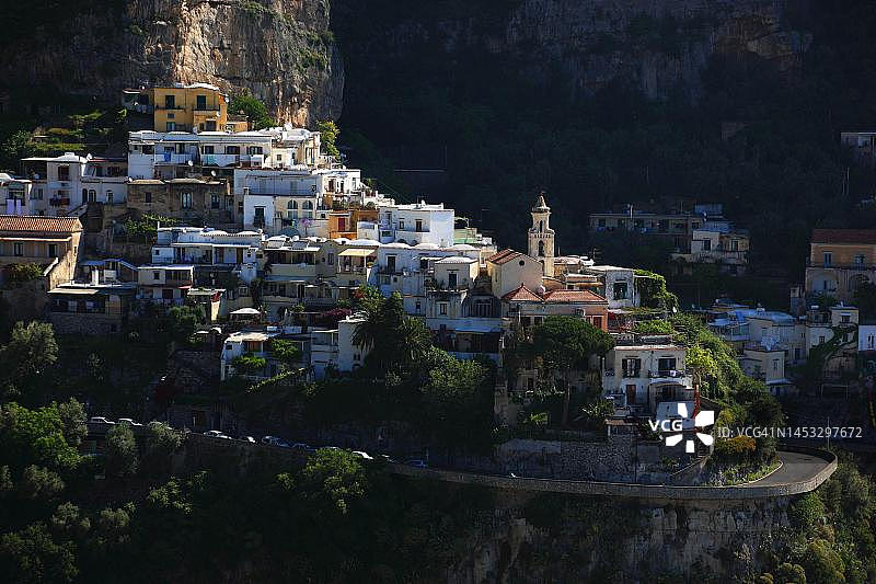 意大利坎帕尼亚波西塔诺附近的劳里托图片素材