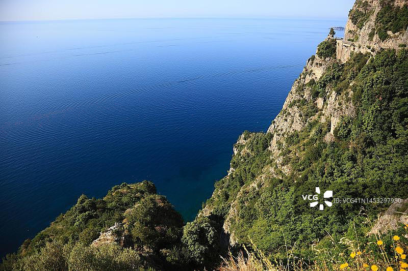 意大利坎帕尼亚阿马尔菲海岸图片素材