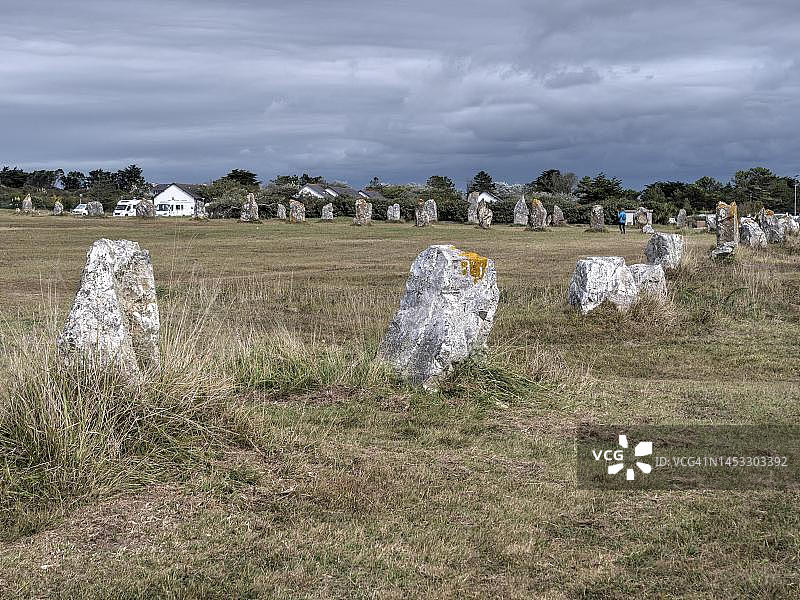 法国布列塔尼拉加特哈尔石阵图片素材