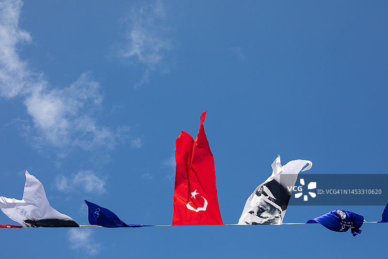 伊斯坦布尔旗帜图片素材