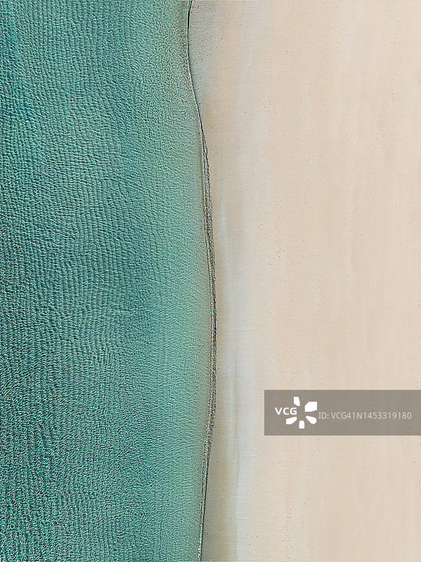 从无人机拍摄的巴哈马埃克苏马群岛快乐大厅海滩宁静景色图片素材