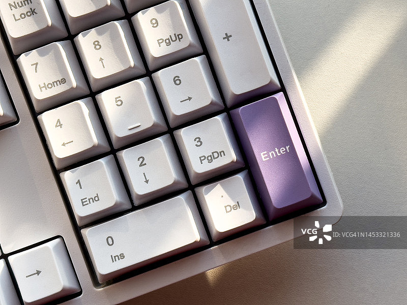 电脑键盘局部图图片素材