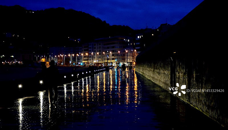 巴斯克地区圣塞瓦斯蒂安的祖里奥拉大道图片素材