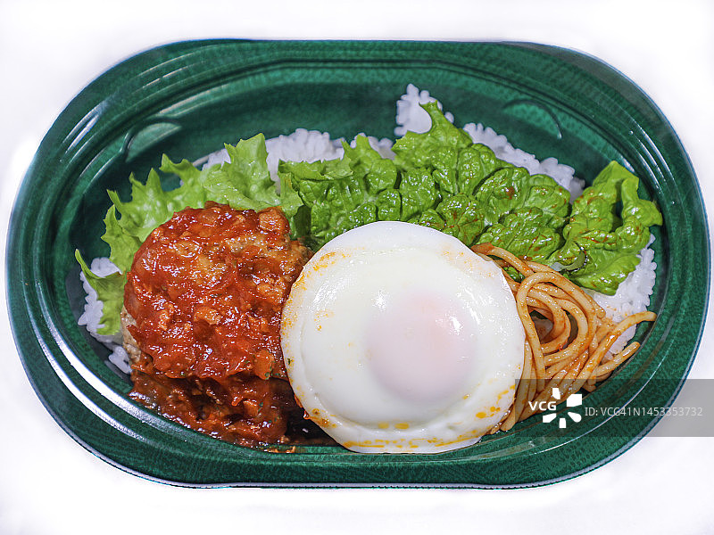 夏威夷风味摩可摩可便当图片素材