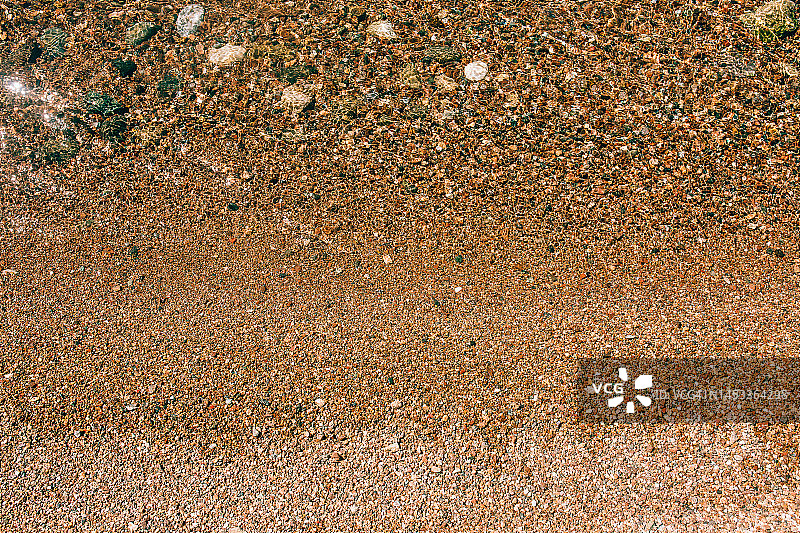 鹅卵石海滩背景图片素材