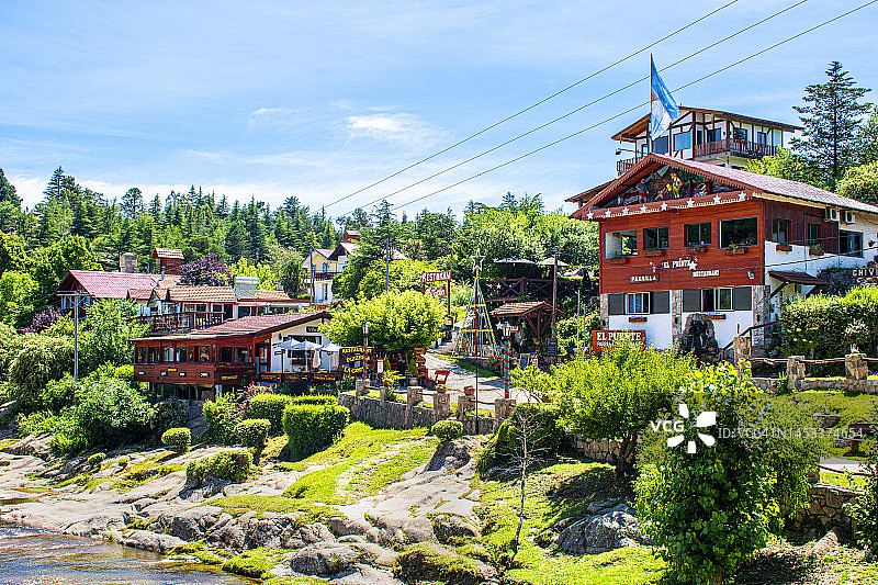 阿根廷科尔多瓦省拉昆布雷西塔镇风光图片素材