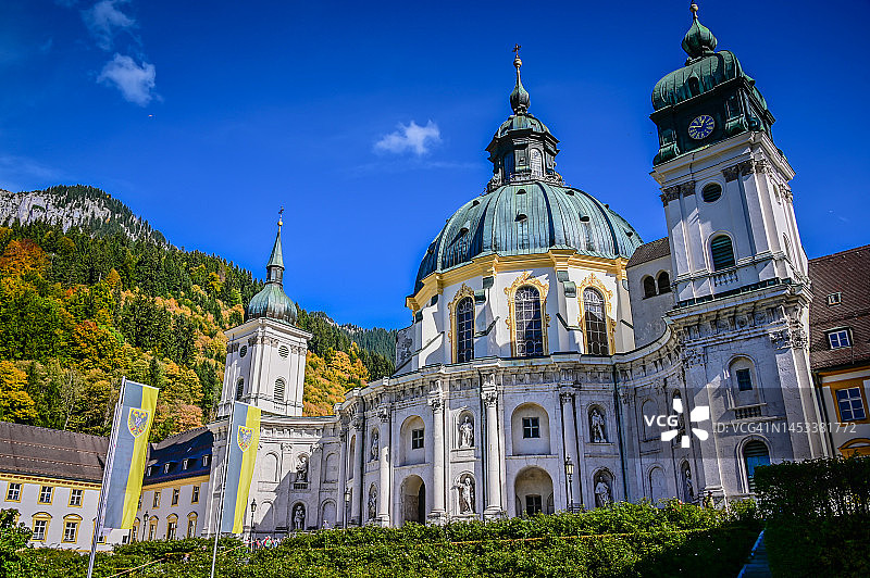 埃塔尔本笃会修道院 - 德国埃塔尔图片素材