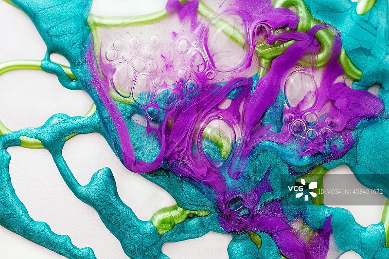 丙烯颜料抽象设计图片素材