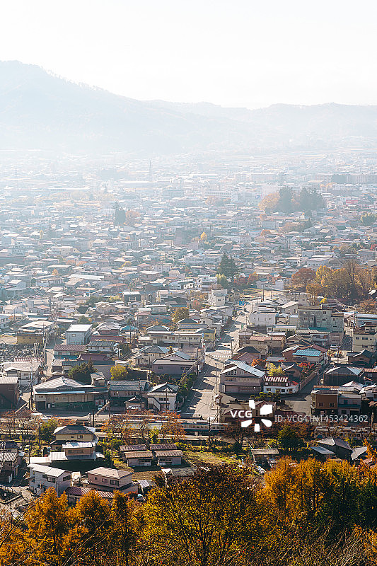 富士吉田市城市风光图片素材
