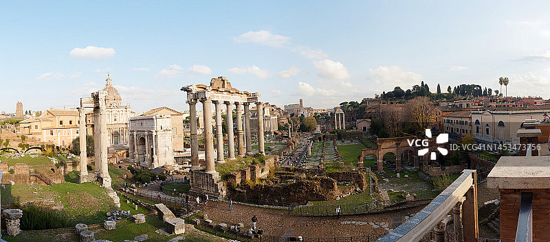 罗马广场全景图片素材