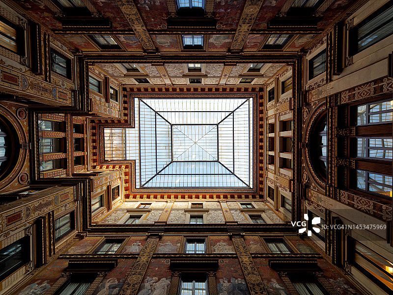 罗马西亚拉拱廊庭院图片素材