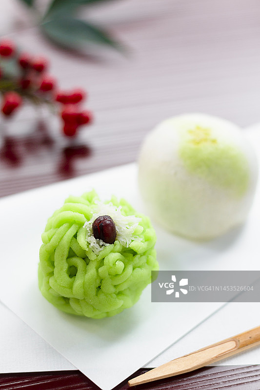 日式点心，传统日本糖果图片素材