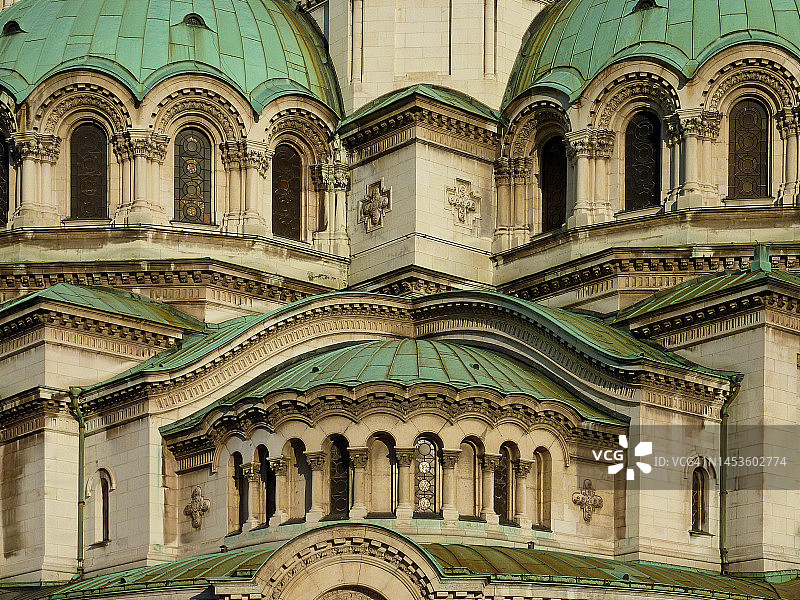 保加利亚索非亚亚历山大·涅夫斯基大教堂细节图片素材