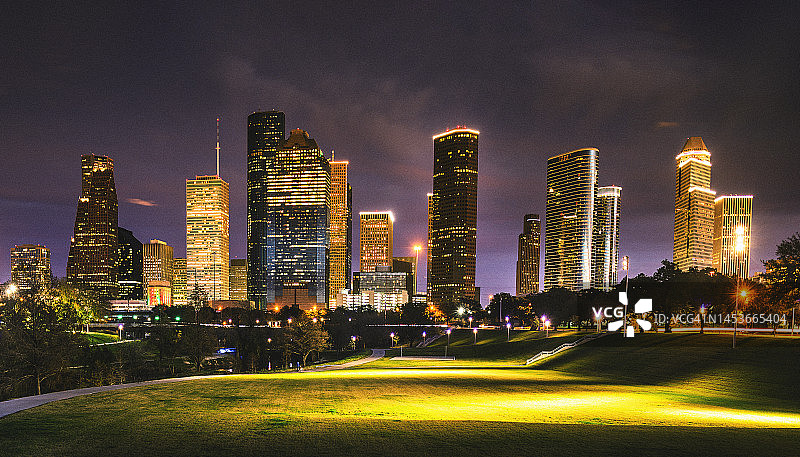休斯顿夜景图片素材