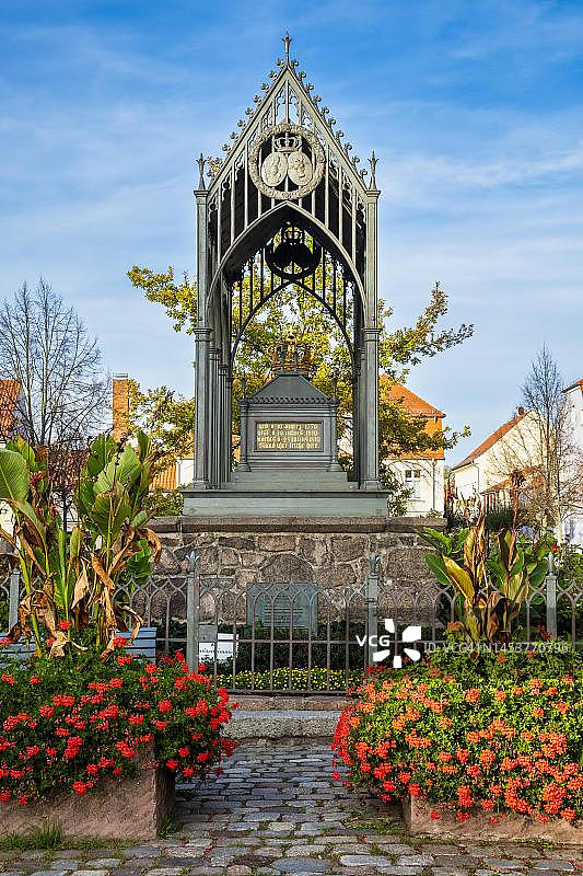 德国勃兰登堡州格兰西的路易斯王后纪念碑图片素材