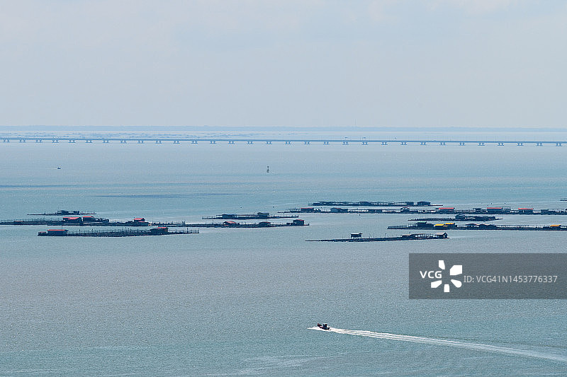 漂浮渔村图片素材