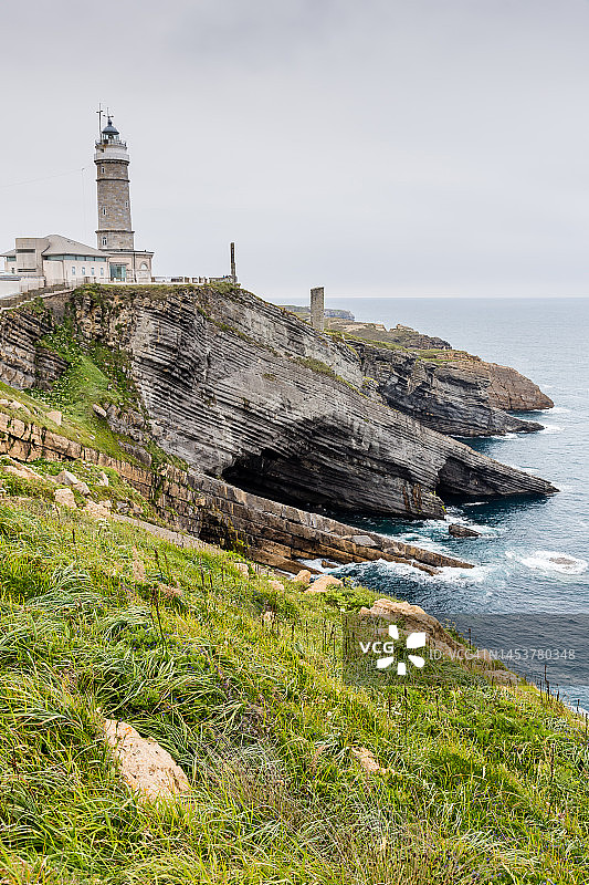 桑坦德市长角灯塔图片素材