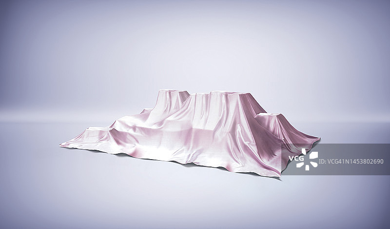 面纱丝绸粉色静物图片素材