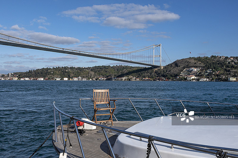 土耳其伊斯坦布尔的法提赫苏丹穆罕默德大桥图片素材