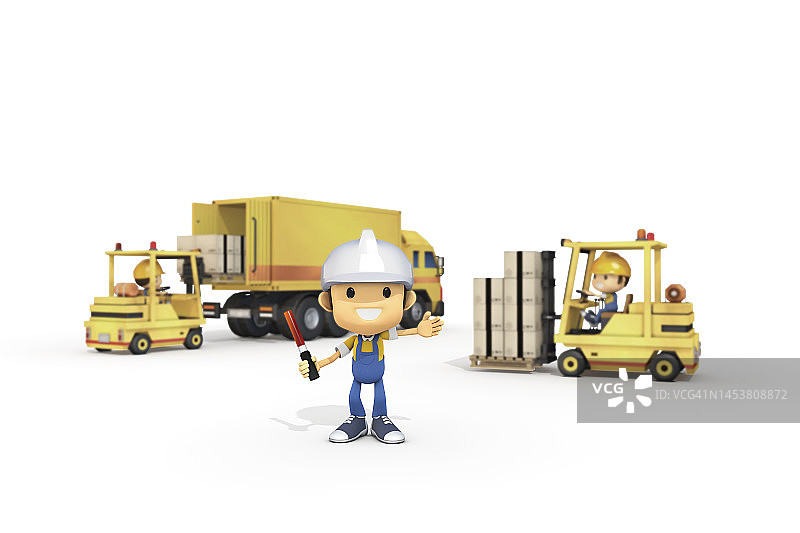 3D, CG，卡通，人物，人物，插图图片素材