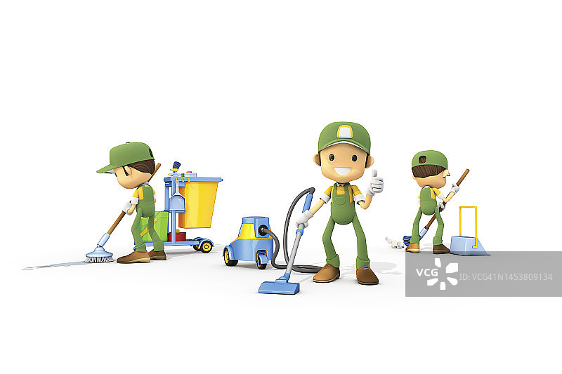 3D, CG，卡通，人物，人物，插图图片素材