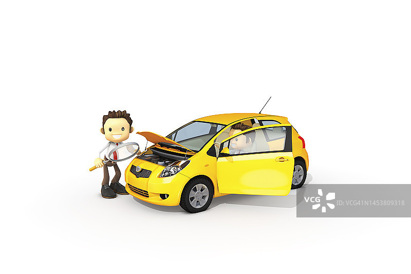 3D, CG，卡通，人物，人物，插图图片素材