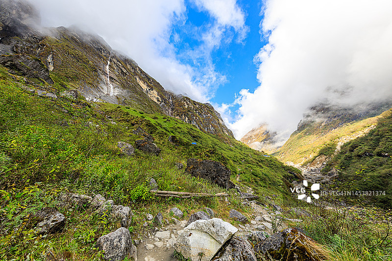 安娜普尔纳国家公园环线徒步图片素材