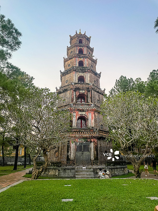 顺化妙 Temple 建筑群，联合国教科文组织世界遗产，越南，印度支那，东南亚，亚洲图片素材