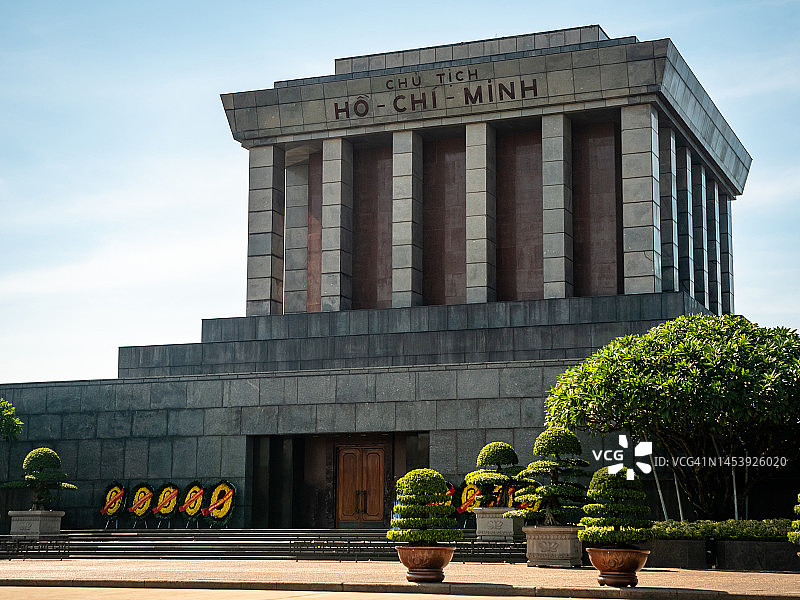 越南河内胡志明纪念堂图片素材
