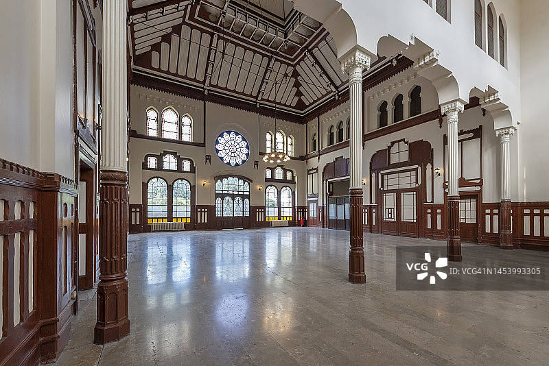 土耳其伊斯坦布尔法蒂赫区的锡尔凯吉火车站图片素材