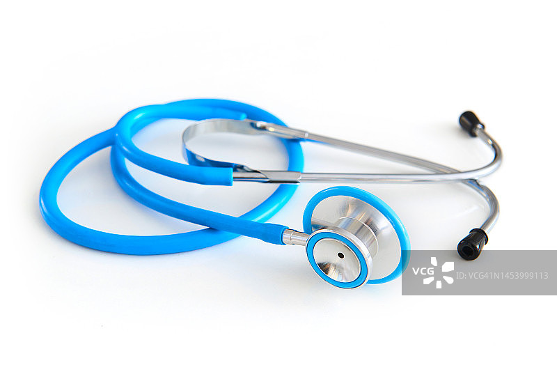 蓝色听诊器图片素材