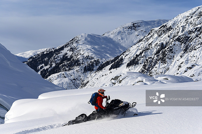 雪地摩托图片素材