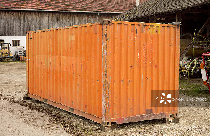 钢制货运集装箱图片素材