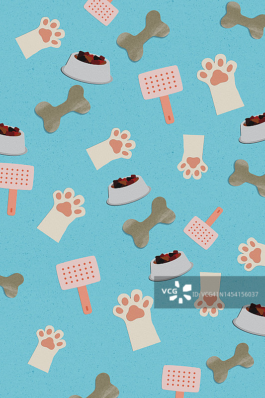 宠物用品无缝图案图片素材
