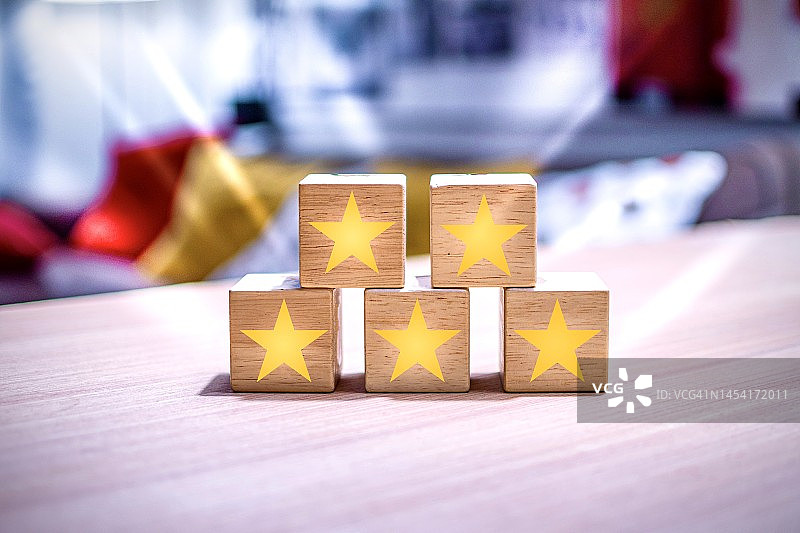 卓越概念，五星，金星图片素材