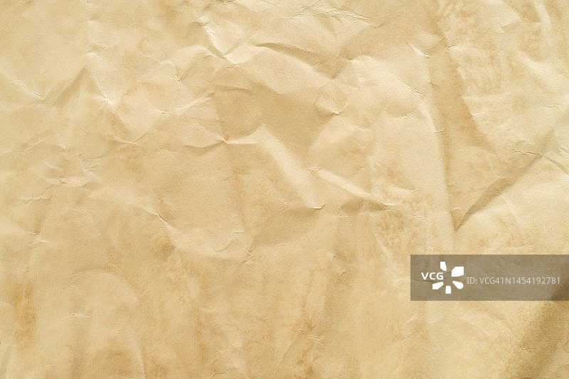 由回收的皱纹纸制成的纹理或纸张背景图片素材
