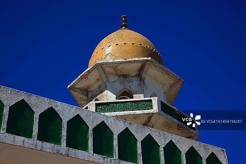 先知阿尤布陵墓，阿曼塞拉莱东北部图片素材