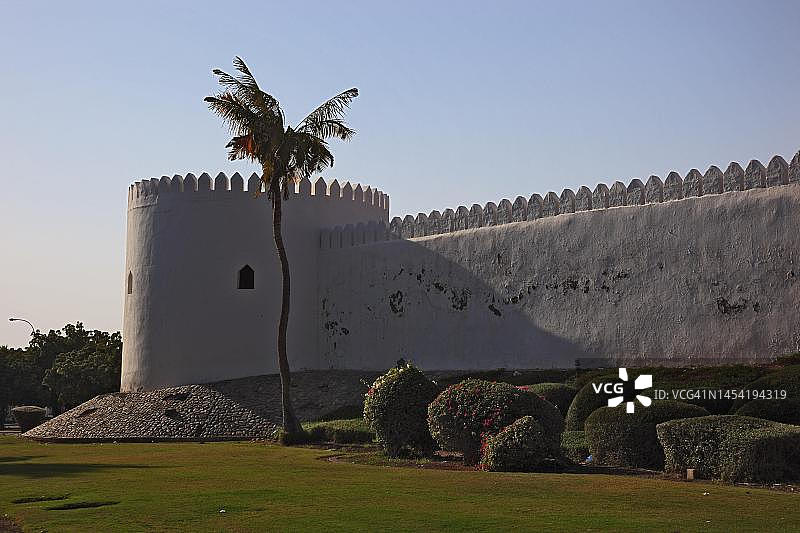 阿曼胡杰拉的苏哈尔堡图片素材