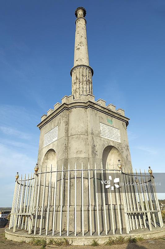 英国坎特伯雷戴恩约翰丘的方尖碑图片素材