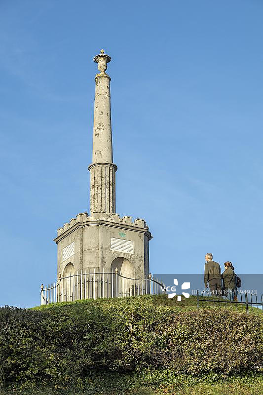 英国坎特伯雷戴恩约翰丘的方尖碑图片素材