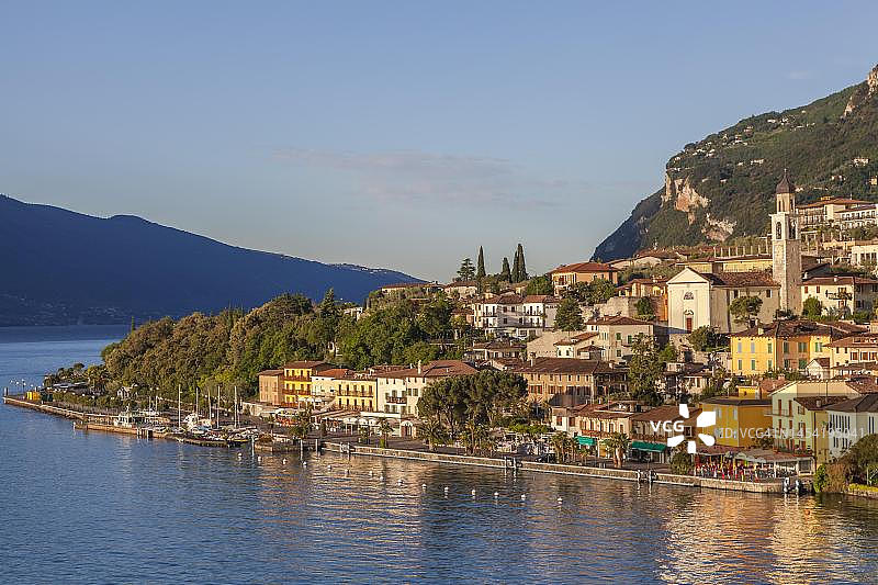 意大利伦巴第大区加尔达湖利莫内图片素材