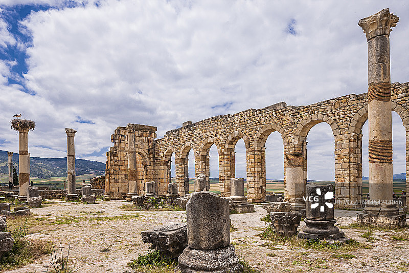沃吕比利斯大教堂遗址图片素材