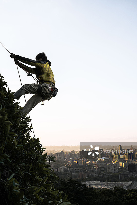 城市中的绳索图片素材